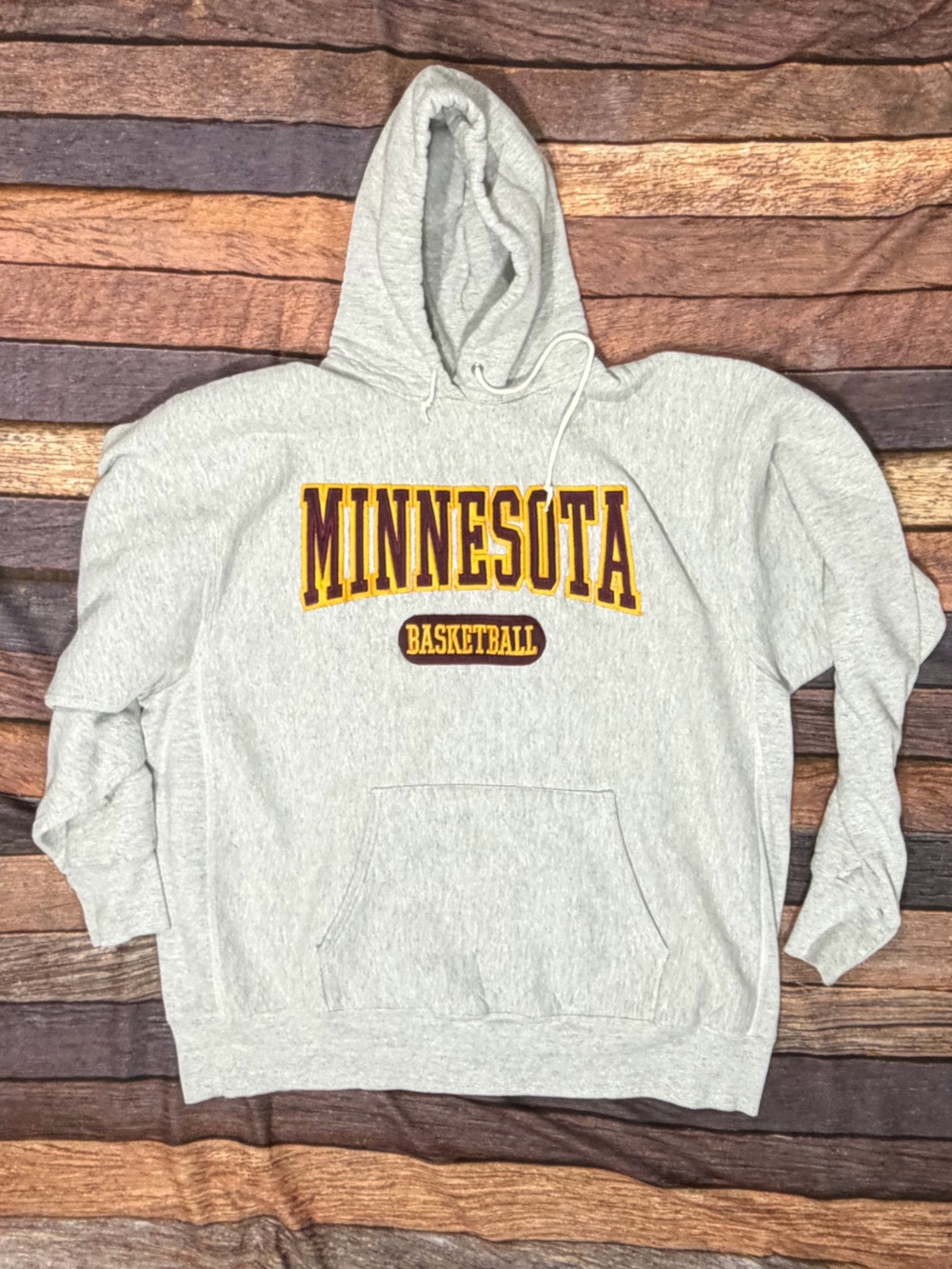 Vintage Minnesota Golden Gophers Basketball 1990s Hoodie Sweatshirt